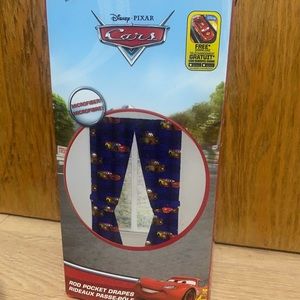 Disney’s Cars lightning McQueen drapes